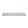 Vera Wang WISH Diamond Wedding Band 1 ct tw Princess 18K White Gold