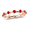 Thumbnail Image 1 of Juliette Maison Natural Ruby Ring 10K Rose Gold
