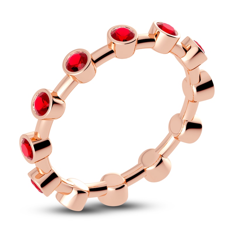 Main Image 2 of Juliette Maison Natural Ruby Ring 10K Rose Gold