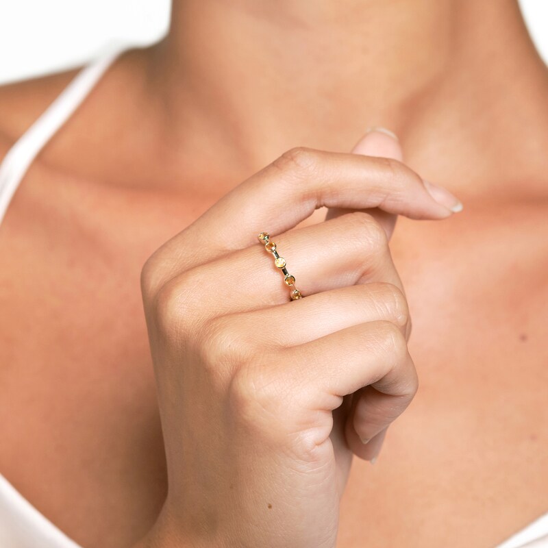 Main Image 3 of Juliette Maison Natural Ruby Ring 10K Rose Gold