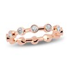 Thumbnail Image 0 of Juliette Maison Natural White Sapphire Ring 10K Rose Gold