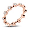 Thumbnail Image 2 of Juliette Maison Natural White Sapphire Ring 10K Rose Gold