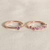 Thumbnail Image 4 of Juliette Maison Natural Pink Tourmaline Starburst Ring 10K Yellow Gold