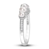 Thumbnail Image 2 of Freshwater Cultured Pearl 5-Stone Ring 1/20 ct tw Round 14K White Gold