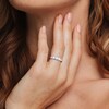 Thumbnail Image 6 of Freshwater Cultured Pearl 5-Stone Ring 1/20 ct tw Round 14K White Gold