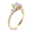 Thumbnail Image 1 of Princess & Round-Cut Diamond 3-Stone Engagement Ring 1-1/4 ct tw 14K Yellow Gold