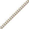 Thumbnail Image 1 of Lab-Created Diamond Tennis Bracelet 1 ct tw Round 14K Yellow Gold 7.25"