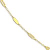 Thumbnail Image 2 of Oval Station Necklace 14K Yellow Gold 18"