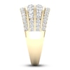 Thumbnail Image 2 of Diamond 4-Row Anniversary Band 1 ct tw Round 14K Yellow Gold