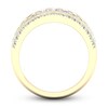 Thumbnail Image 4 of Diamond 4-Row Anniversary Band 1 ct tw Round 14K Yellow Gold