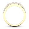 Thumbnail Image 3 of Diamond 4-Row Anniversary Band 1 ct tw Round 14K Yellow Gold