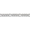 Thumbnail Image 2 of Solid Figaro Chain Necklace 14K White Gold 22" 5.35mm