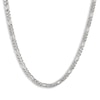 Thumbnail Image 3 of Solid Figaro Chain Necklace 14K White Gold 22" 5.35mm