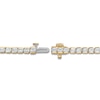 Thumbnail Image 2 of Lab-Created Diamond Bracelet 5-1/5 ct tw Emerald-cut 14K Yellow Gold 7"