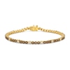 Thumbnail Image 1 of Le Vian Diamond Tennis Bracelet 2 ct tw Round 14K Honey Gold 7"