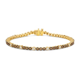 Le Vian Diamond Bracelet 2 ct tw Round 14K Honey Gold 7&quot;