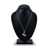 Thumbnail Image 2 of Charm'd by Lulu Frost Freshwater Cultured Pearl Star & Birthstone Charm 18" Box Chain Necklace Set 10K Two-Tone Gold