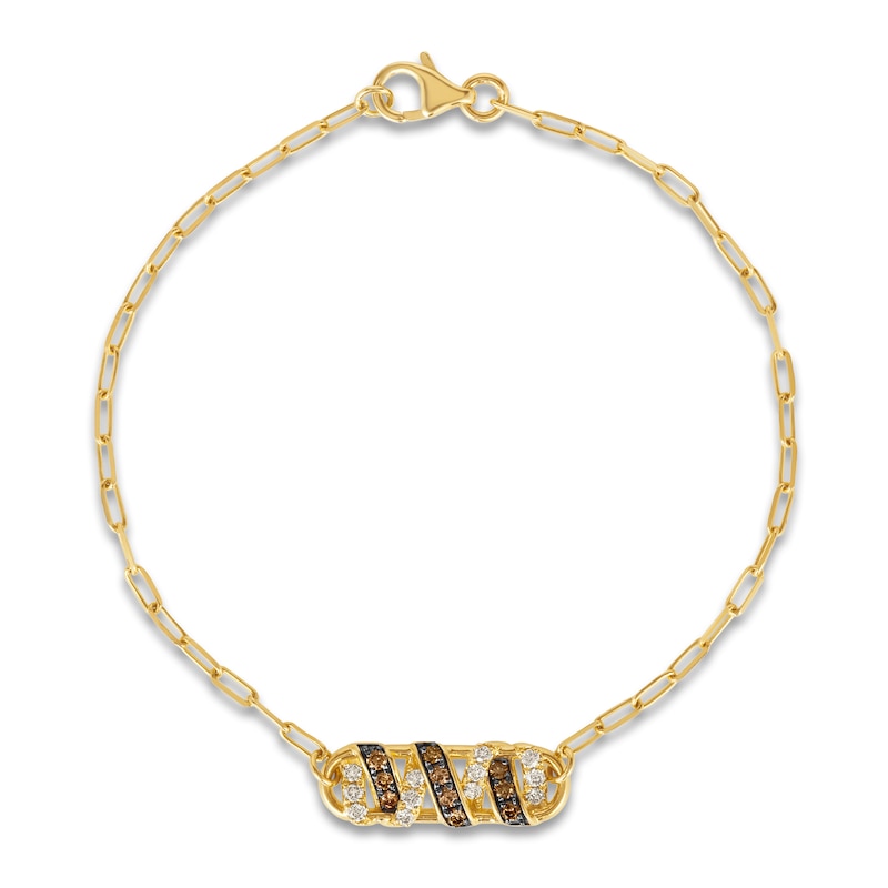Le Vian Diamond Bracelet 1/3 ct tw Round 14K Honey Gold 7"