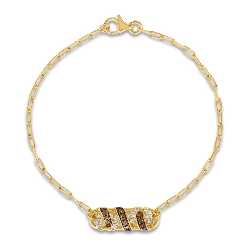 Main Image 1 of Le Vian Diamond Bracelet 1/3 ct tw Round 14K Honey Gold 7"