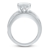 Thumbnail Image 2 of Lab-Grown Diamond Engagement Ring 4 ct tw Princess/Round 14K White Gold