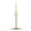 Thumbnail Image 1 of Initial L Necklace Charm Diamond Accents 10K Yellow Gold