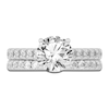 Thumbnail Image 3 of Lab-Grown Diamond Bridal Set 3 ct tw Round 14K White Gold