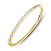 Thumbnail Image 1 of Shy Creation Diamond Bangle Bracelet 7/8 ct tw Round/Pear 14K Yellow Gold SC55025103ZS
