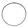 Thumbnail Image 1 of Men's Black Diamond Tennis Necklace 5 ct tw Round 10K White Gold 22"