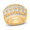 Thumbnail Image 1 of Certified Men's Lab-Grown Diamond Ring 5 ct tw Round 14K Yellow Gold