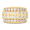 Thumbnail Image 3 of Certified Men's Lab-Grown Diamond Ring 5 ct tw Round 14K Yellow Gold