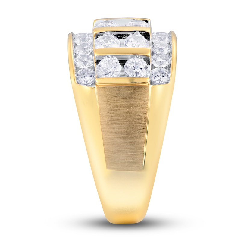 Main Image 2 of Men's Diamond Anniversary Ring 2 ct tw Round 14K Yellow Gold