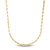 Thumbnail Image 1 of Men's Solid Diamond-Cut Rope Chain Necklace 14K Yellow Gold 24" 5.4mm