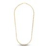 Thumbnail Image 2 of Men's Solid Diamond-Cut Rope Chain Necklace 14K Yellow Gold 24" 5.4mm
