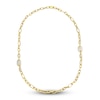 Thumbnail Image 0 of Crivelli Diamond Link Necklace 11-3/4 ct tw Round 18K Yellow Gold 30"