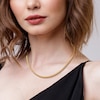 Thumbnail Image 4 of High-Polish Square Oval Chain Necklace 24K Yellow Gold 18" 3.5mm
