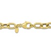Thumbnail Image 2 of Textured Link Bracelet 14K Yellow Gold 8&quot;