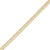Thumbnail Image 2 of High-Polish Solid Curb Link Chain Necklace 18K Yellow Gold 20" 4.95mm