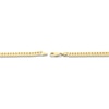 Thumbnail Image 2 of High-Polish Solid Curb Link Chain Necklace 18K Yellow Gold 20" 4.95mm