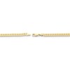 Thumbnail Image 3 of High-Polish Solid Curb Link Chain Necklace 18K Yellow Gold 20" 4.95mm