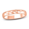 Thumbnail Image 0 of High-Polish Weave Wedding Band 14K Rose Gold 3.36mm