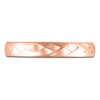 Thumbnail Image 2 of High-Polish Weave Wedding Band 14K Rose Gold 3.36mm