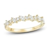 Thumbnail Image 1 of Marquise & Round-Cut Diamond Anniversary Band 1/2 ct tw 14K Yellow Gold