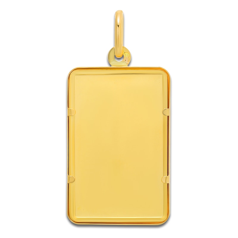 Main Image 3 of Rectangular 5g Ingot Charm 24K/18K Yellow Gold