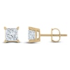 Thumbnail Image 1 of Certified Princess-Cut Diamond Solitaire Stud Earrings 3/4 ct tw 14K Yellow Gold (I/I1)