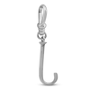 Thumbnail Image 1 of Charm'd by Lulu Frost Diamond Letter J Charm 1/15 ct tw Pavé Round 10K White Gold