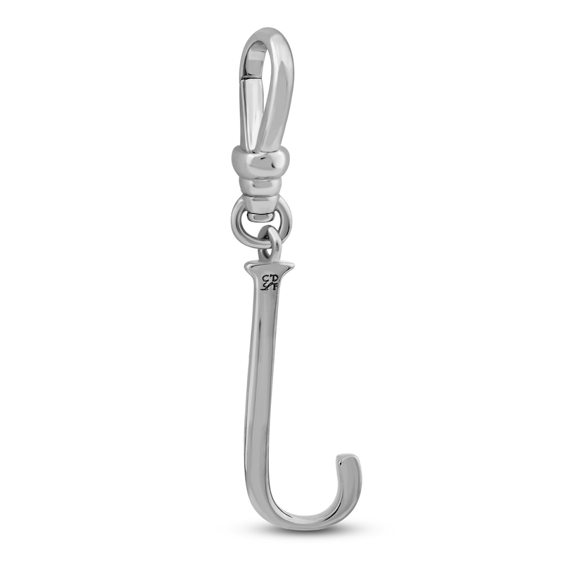 Main Image 2 of Charm'd by Lulu Frost Diamond Letter J Charm 1/15 ct tw Pavé Round 10K White Gold