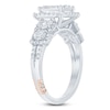 Thumbnail Image 1 of Pnina Tornai Diamond Baguette, Round & Emerald-Cut Multi-Stone Engagement Ring 1-3/8 ct tw 14K White Gold