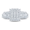 Thumbnail Image 2 of Pnina Tornai Diamond Baguette, Round & Emerald-Cut Multi-Stone Engagement Ring 1-3/8 ct tw 14K White Gold