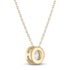 Thumbnail Image 3 of Certified Round-Cut Diamond Bezel-Set Solitaire Necklace 2 ct tw 14K Yellow Gold 18" (I1/I)