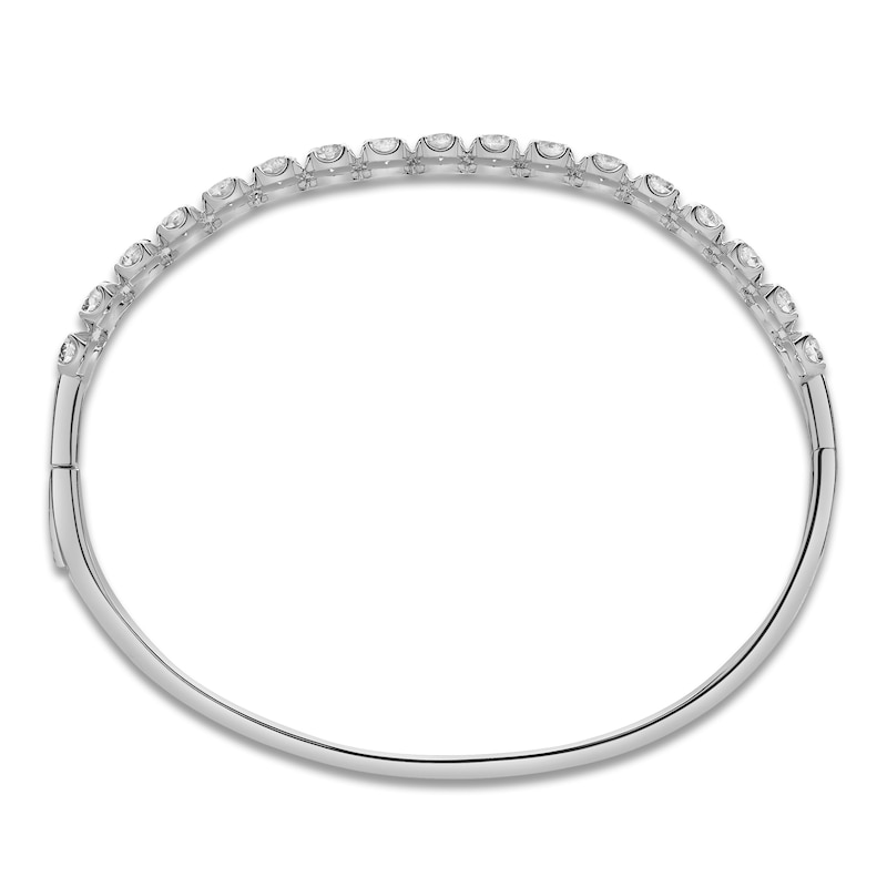 Main Image 2 of Blue Nile X Jared Diamond Line Bangle Bracelet 3 ct tw 14K White Gold